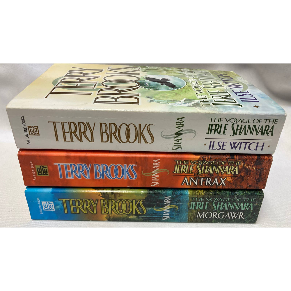 Lot of 3 The Voyage of the Jerle Shannara by Terry Brooks Paperback preowned